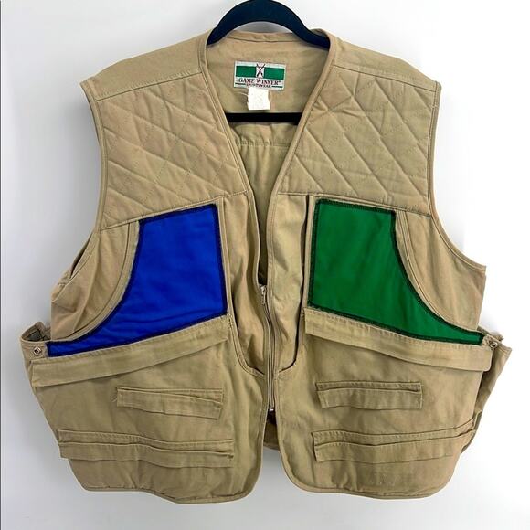 Vintage Other - Vintage Game Winner Sportswear utility hunting shooting outdoor vest sz XL